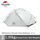 Палатка Naturehike туристическая Ультралегкая, нейлоновая самонесущая палатка с ковриком, 15D, на 2 человек, 1,35 кг, подходит для кемпинга, pu2000мм