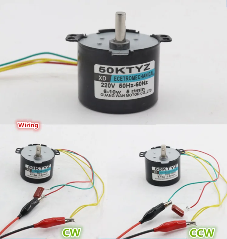 В продаже 50KTYZ AC220V синхронный двигатель с постоянным магнитом 2 5 об/мин 10 20 30 |