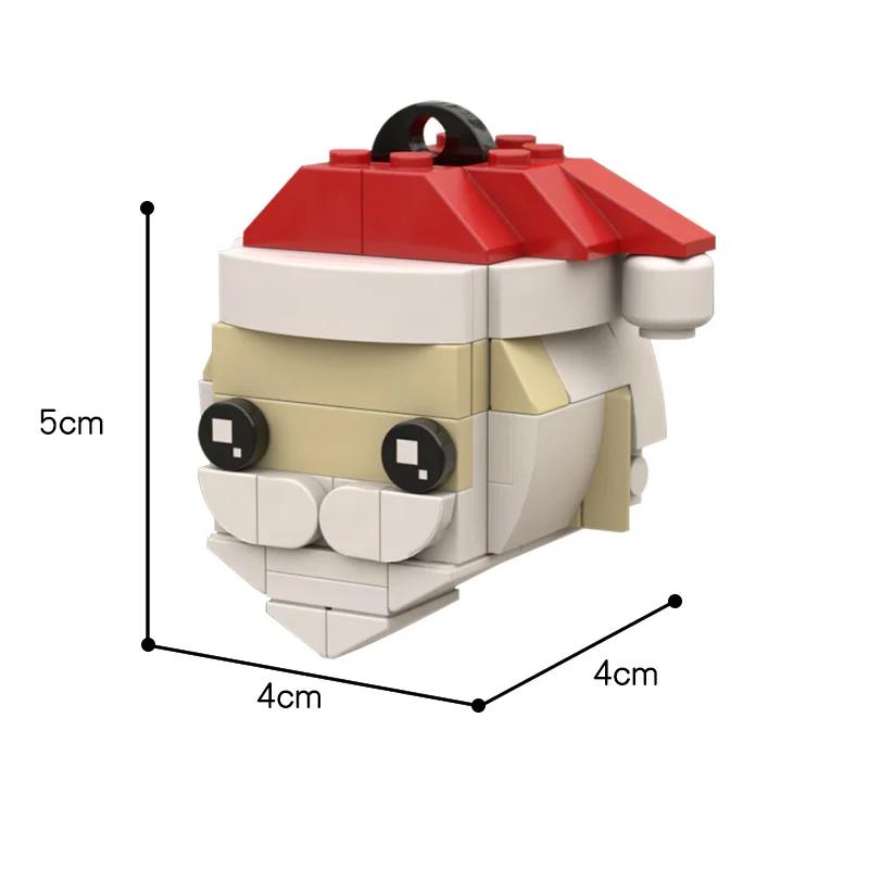 

MOC Gift Box Ornament Santa Claus Classic BallOrnament Building Blocks Bricks Educational modular blocks gift kids toys