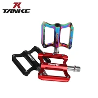 tanke road bike pedal aluminum alloy sealed bearing mtb bicycle pedal bmx mt high strength colorful pedal bicycle parts 1 pair
