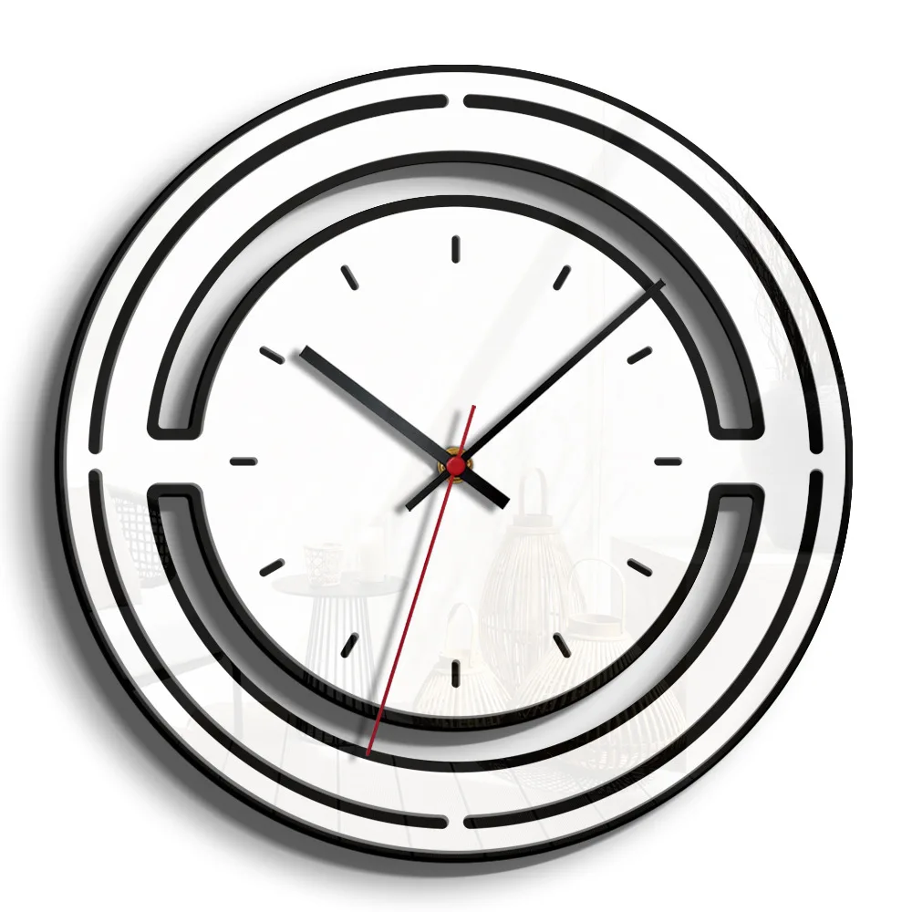 Скандинавские креативные модные цифровые простые настенные часы современный