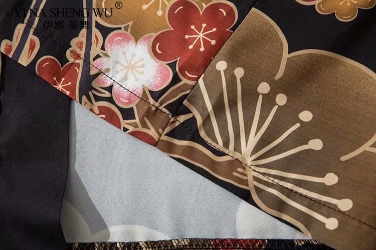 

Japanese Crane Kimono for Men Women Cardigan Yukata Fashion Haori Obi Clothing Asian Shirt Blouse National Traditional Clothes
