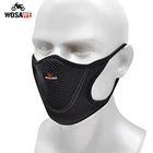Мотоциклетная маска для лица WOSAWE, многоразовая моющаяся дышащая маска унисекс для защиты от загрязнений и пыли, для занятий спортом на открытом воздухе