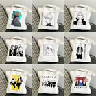 Японская аниме Манга Токио, торговый стиль, стиль панк, женская сумка-тоут, сумка для покупок в стиле Харадзюку, женская сумка-тоут, Холщовая Сумка через плечо