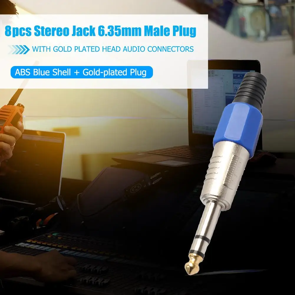 6 5 мм штекер на 3 гнездо Штекер Аудио гарнитура Микрофон гитара адаптер для записи