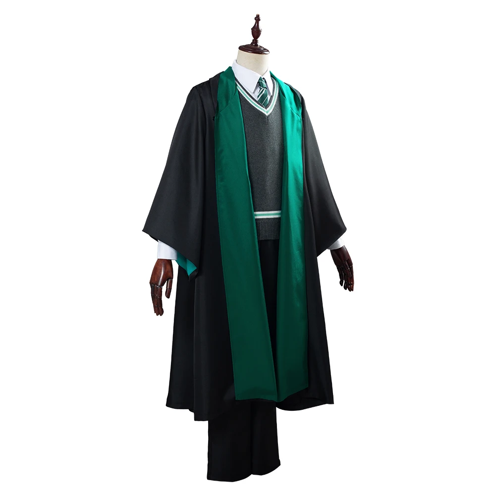 Школьная форма костюм Слизерина для косплея накидки костюмы на Хэллоуин