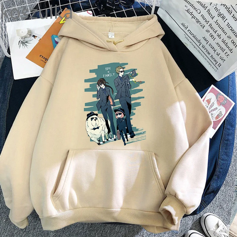 

Anime Manga SPY X FAMILY Hoodie Women Harajuku Oversized Casual Pullover Sweatshirt Hoodies Funny Kawaii Loid Hoody Clothes Tops