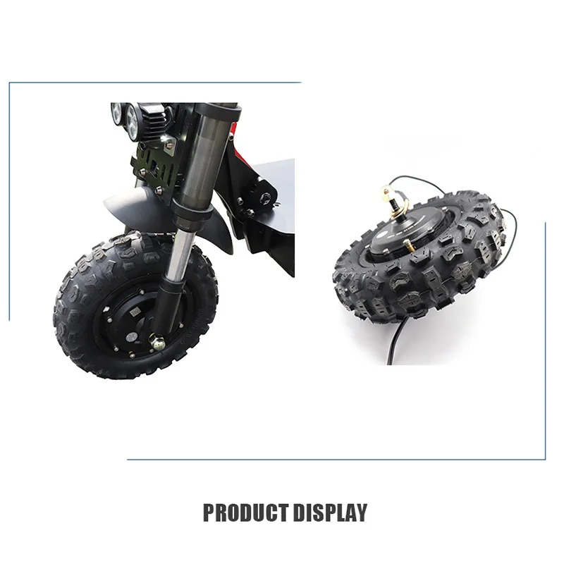 1" 60V 1000-1600w мотор E скутер вакуумный комплект для преобразования шин Электрический скутер части колеса DIY E велосипед бесщеточный концентратор мотор