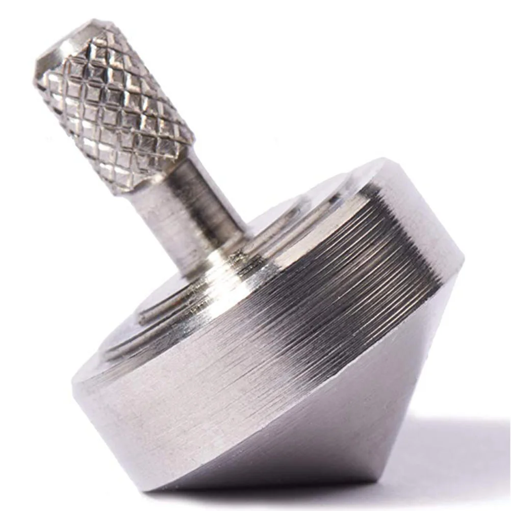 

1pcs mini Metal Gyro Great Accurate Silver Spinning Top Hot Movie Totem Print Spinning Top Automatic Flip Gyro