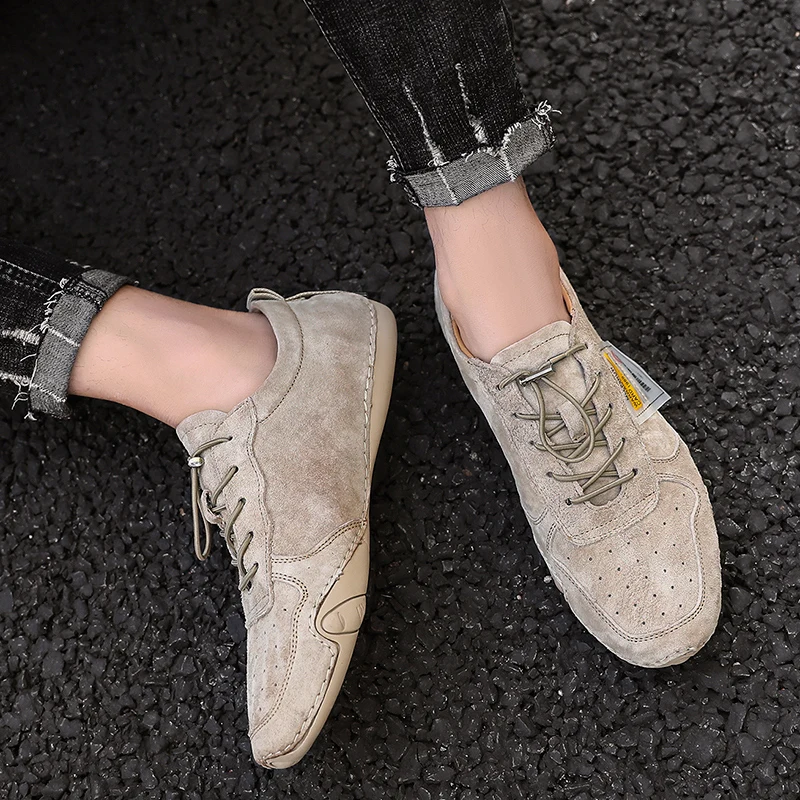 SIMUGOYA/Новинка кожаная мужская повседневная обувь удобная мягкая высокого