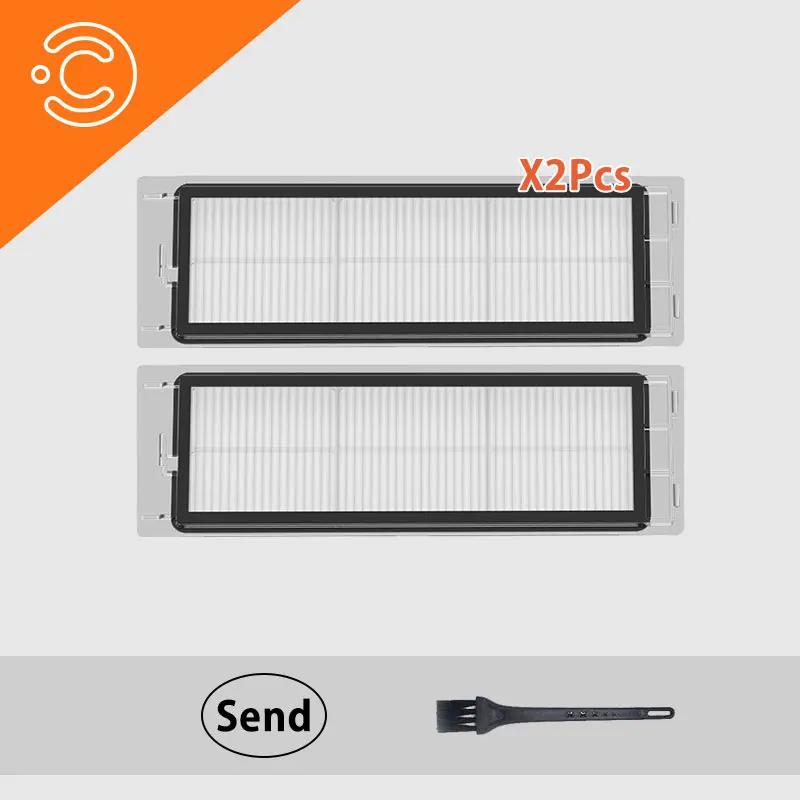 2PCS 11 шт. робот пылесос HEPA фильтр аксессуары комплект для Xiaomi Mijia 1,2 roborock S50 S51 S6 Запчасти для пылесоса - Цвет: 2PCS