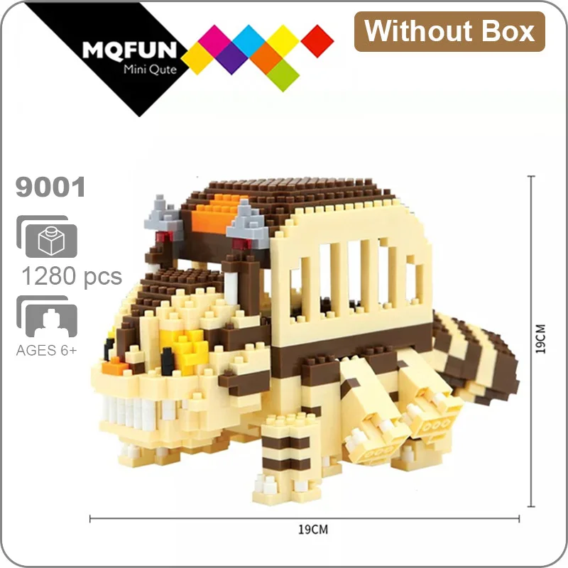 HC 9001 Without Box HC большой мультфильм Аниме Супер Герой Марио Тоторо Snorlax пластиковый строительный блок кирпичи игра DIY 3D Сборная модель обучающая игрушка - Цвет: HC 9001 Without Box