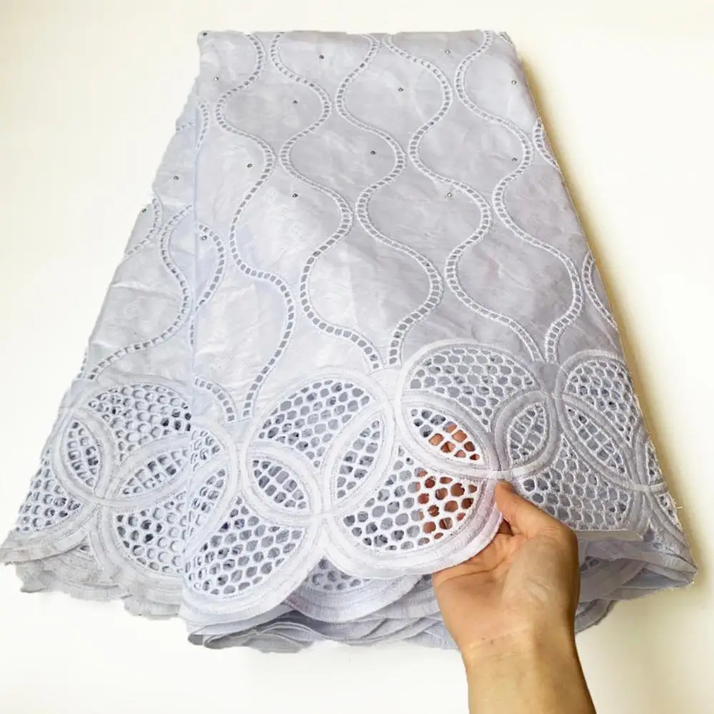 Синий Базен riche ткань с бисером африканские ткани жаккардовая морская парча