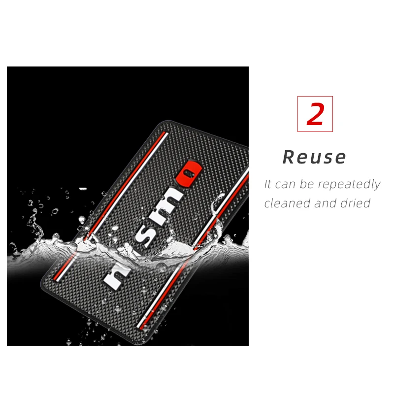 1 шт. автомобильный нескользящий коврик держатель для телефона Nissan Nismo X-trail Almera