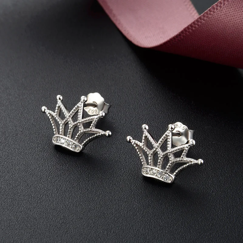 

Fashion Earrings S925 Sterling Silver Zircon Earrings women's Retro jewelry