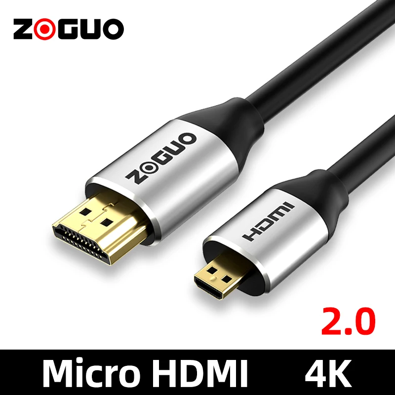 Кабель Micro HDMI позолоченный адаптер кабели для видеосоединения высокоскоростные 2