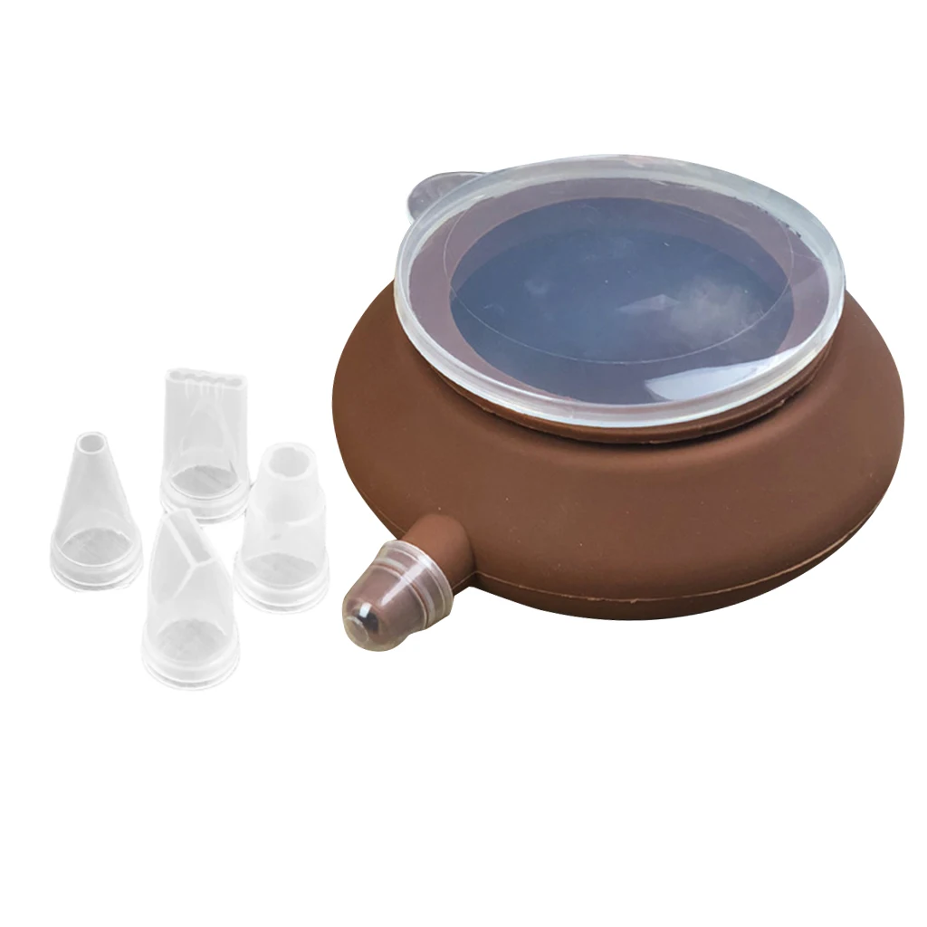 Упаковка 5 насадок для украшения Силиконовое Обледенение труб мешок ручка