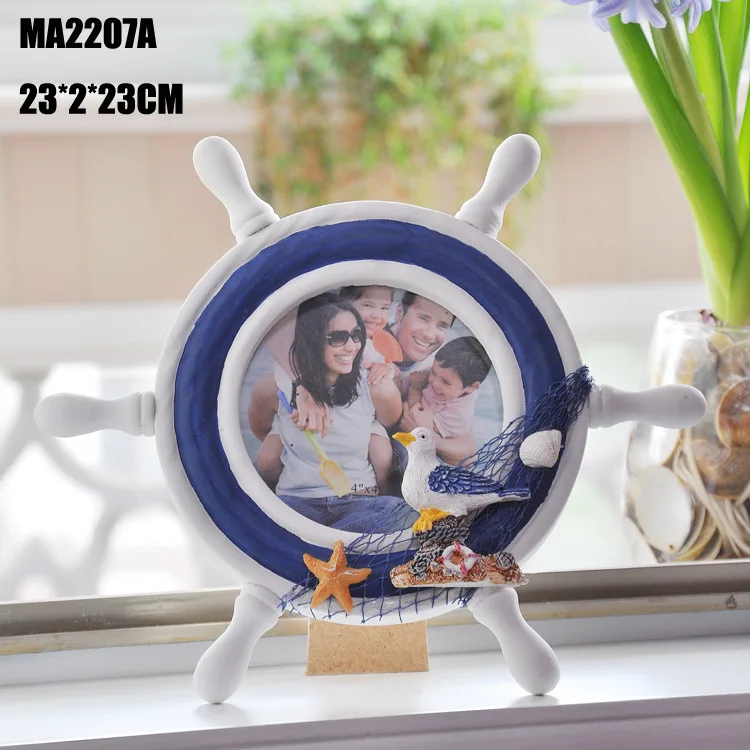 Плотная круглая фоторамка в средиземноморском стиле 12 шт./лот свадебные сувениры