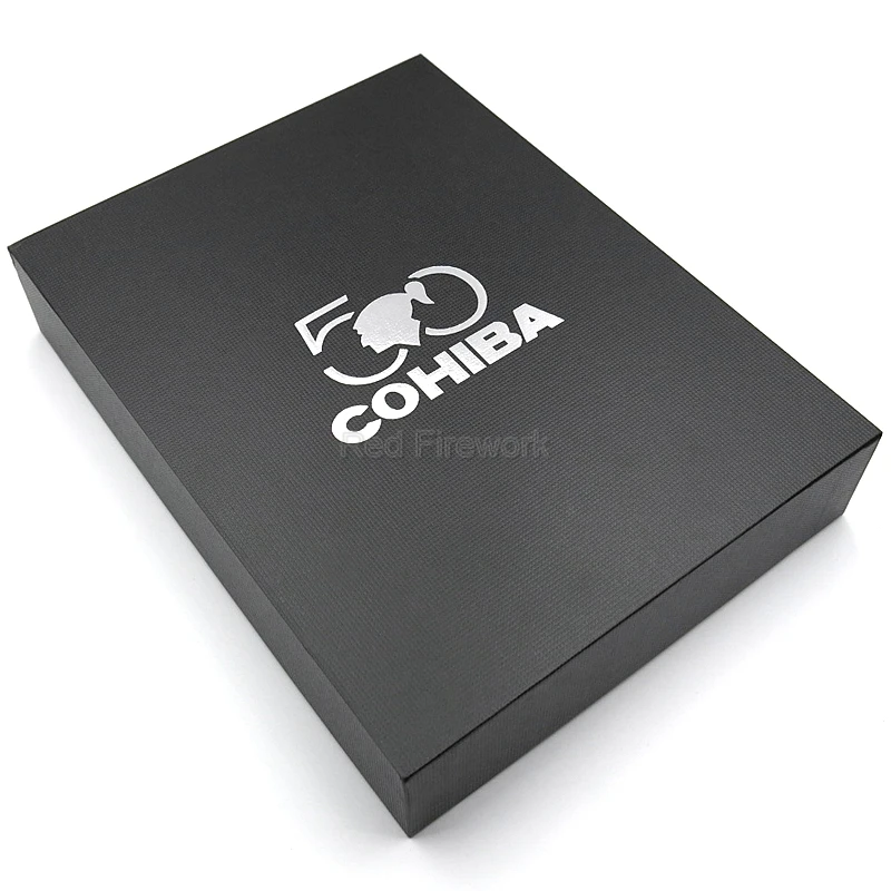 COHIBA сигарный костюм с пепельницей и сигары резак ножницы и прикуриватель, портативный дорожный сигарный набор