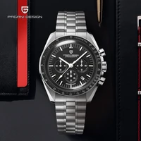 2021 new pagani design mens watches top brand luxury automatic quartz chronograph waterproof sport stainless steel clock relogio