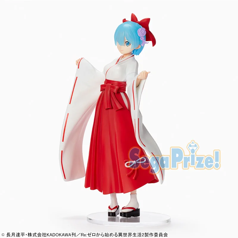 

Original SEGA PVC Re:zero Rem Ram Psychic Costume Action Figure Model Toys Anime Brinquedos Figurals