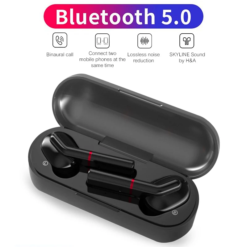VV1 TWS Беспроводные Bluetooth 5 0 музыкальные наушники спортивные водонепроницаемые