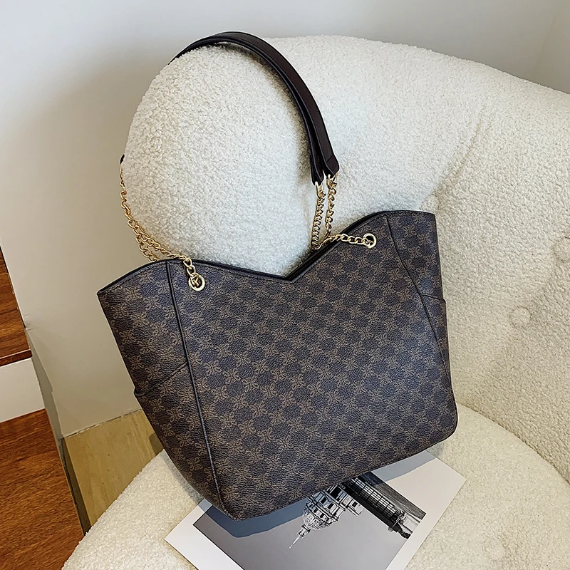 

Vintage Design Big Capacity Handbag Purses Women Shoulder Bags 2021 New Retro PU Leather Ladies Casual Totes High Quality