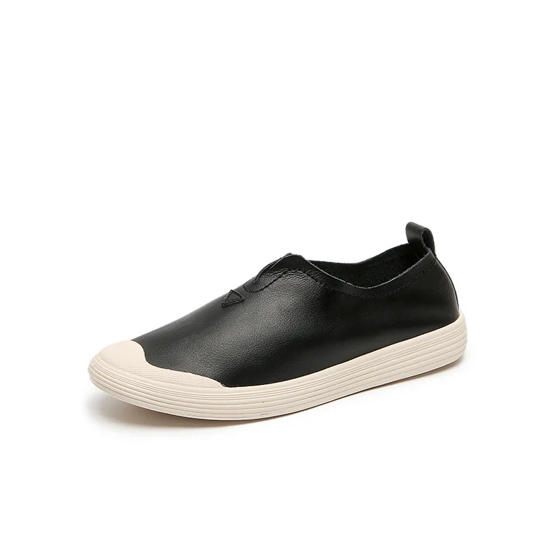 Женская обувь из натуральной кожи дешевая женская Высококачественная на плоской