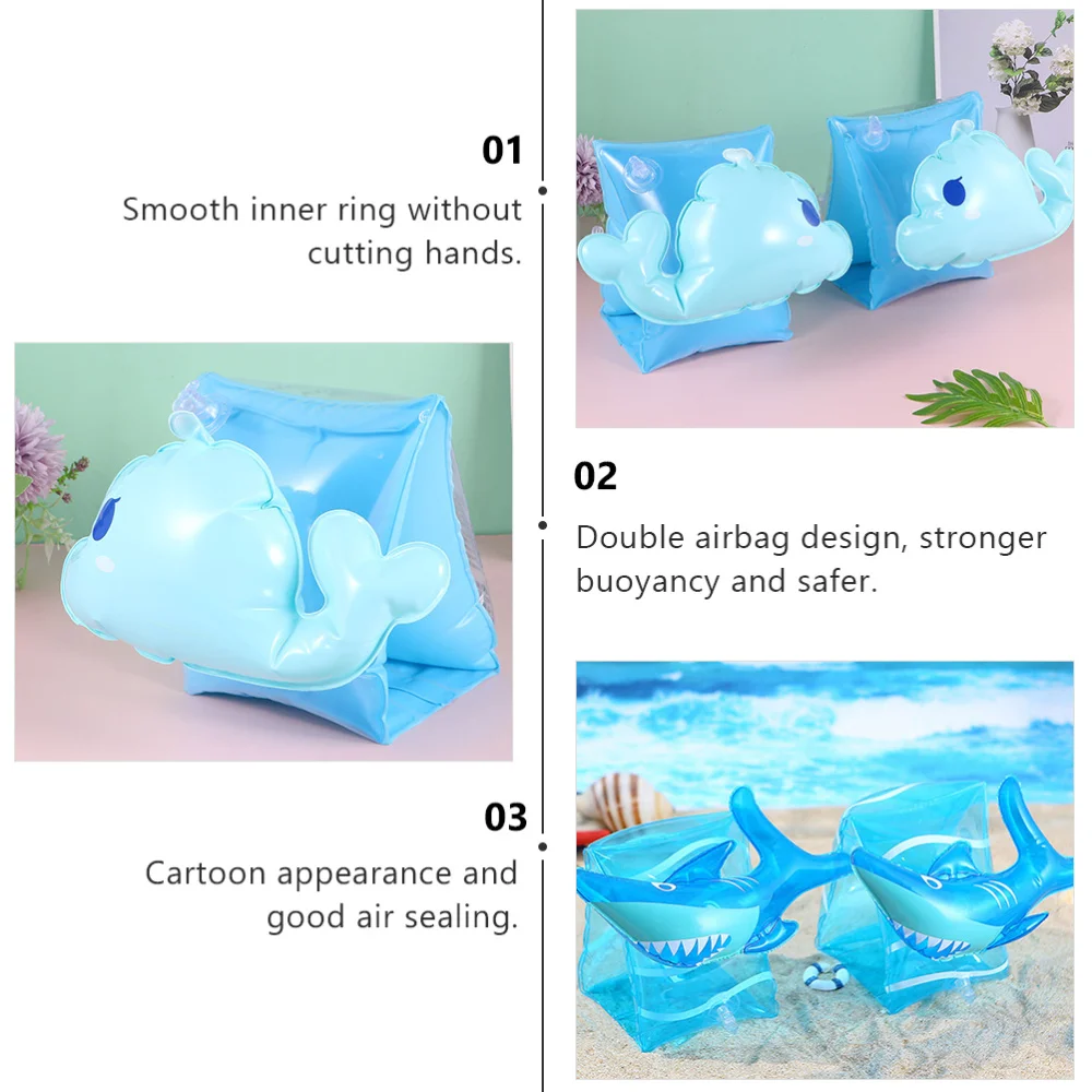 

2 Pairs Children Arm Floating Sleeves Swimming Ring Armlets Swimming Rings