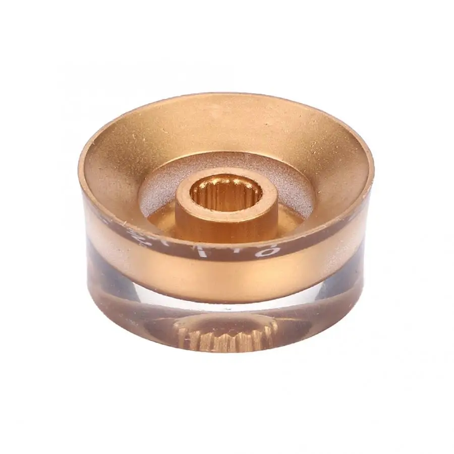 Ручка управления электрогитарой 4 шт медный цвет акриловый регулятор звука тона