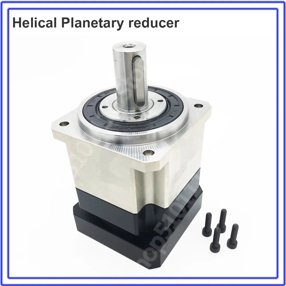 

Planetary Reducer 10:1 Helical Tooth NEMA24 3Arcmin Backlash Gearbox Reducer for 60mm 200W 400W Servo Motor Robot High Precision