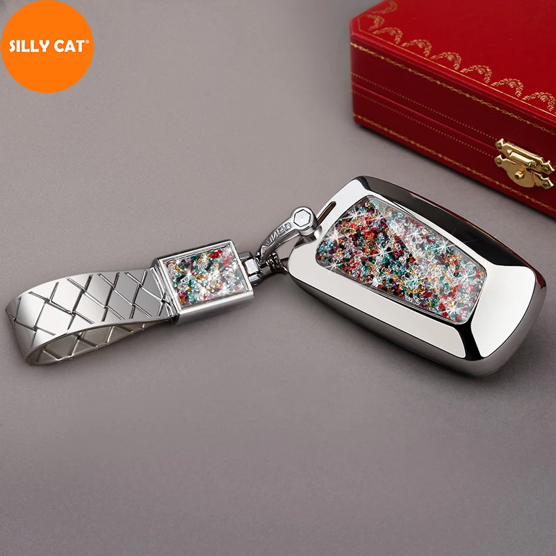 Автомобильный ключ чехол крышка брелок держатель Подходит для BMW брелка с ключом