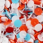 Упаковка 1000 шт цветная ed отметка для мяча для гольфа 0,75 дюйма 19 мм Диаметр Гольф-маркер пластиковый знак мяч позиция сплошной цвет