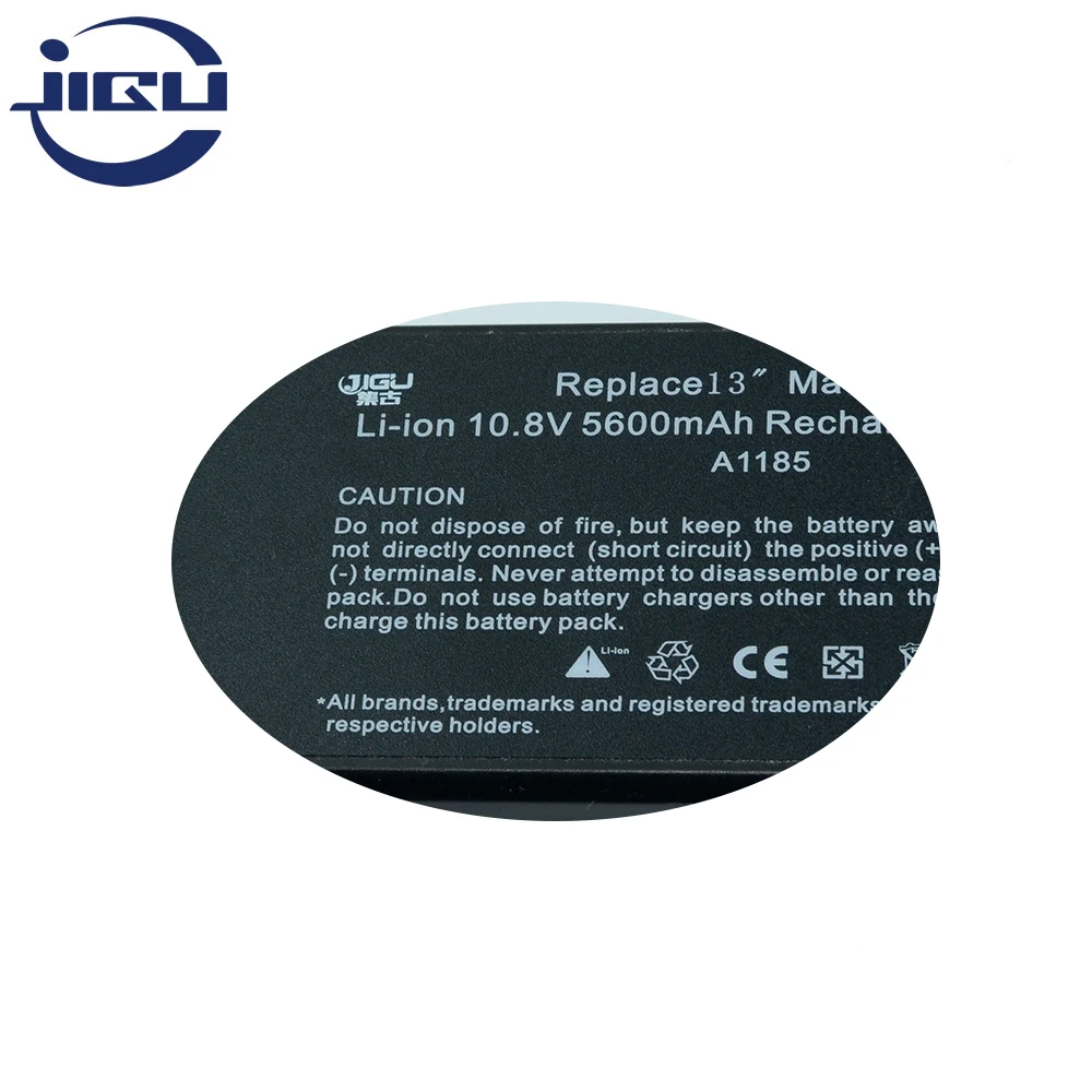 Аккумулятор JIGU для ноутбука Apple A1185 MA561 MacBook 13 дюймов A1181 MA254 MA255 MA699 MA700 MB061 */A MB062J/A MB402