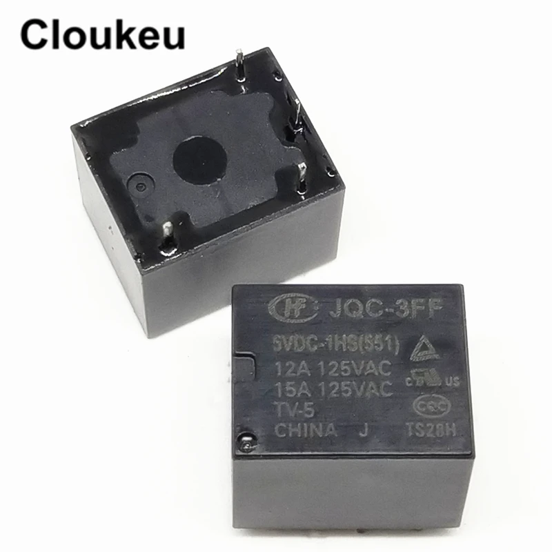 Реле DIP4 HF- JQC-3FF- 5VDC 9VDC 12VDC 24VDC -1HS 5V 9V 12V 24V T73 10A | Строительство и ремонт