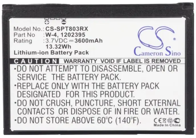 

cameron sino 3600mah battery for SIERRA WIRELESS 803S 4G LTE Aircard 803S AirCard SW760 SWAC803SMH 1202395 W-4