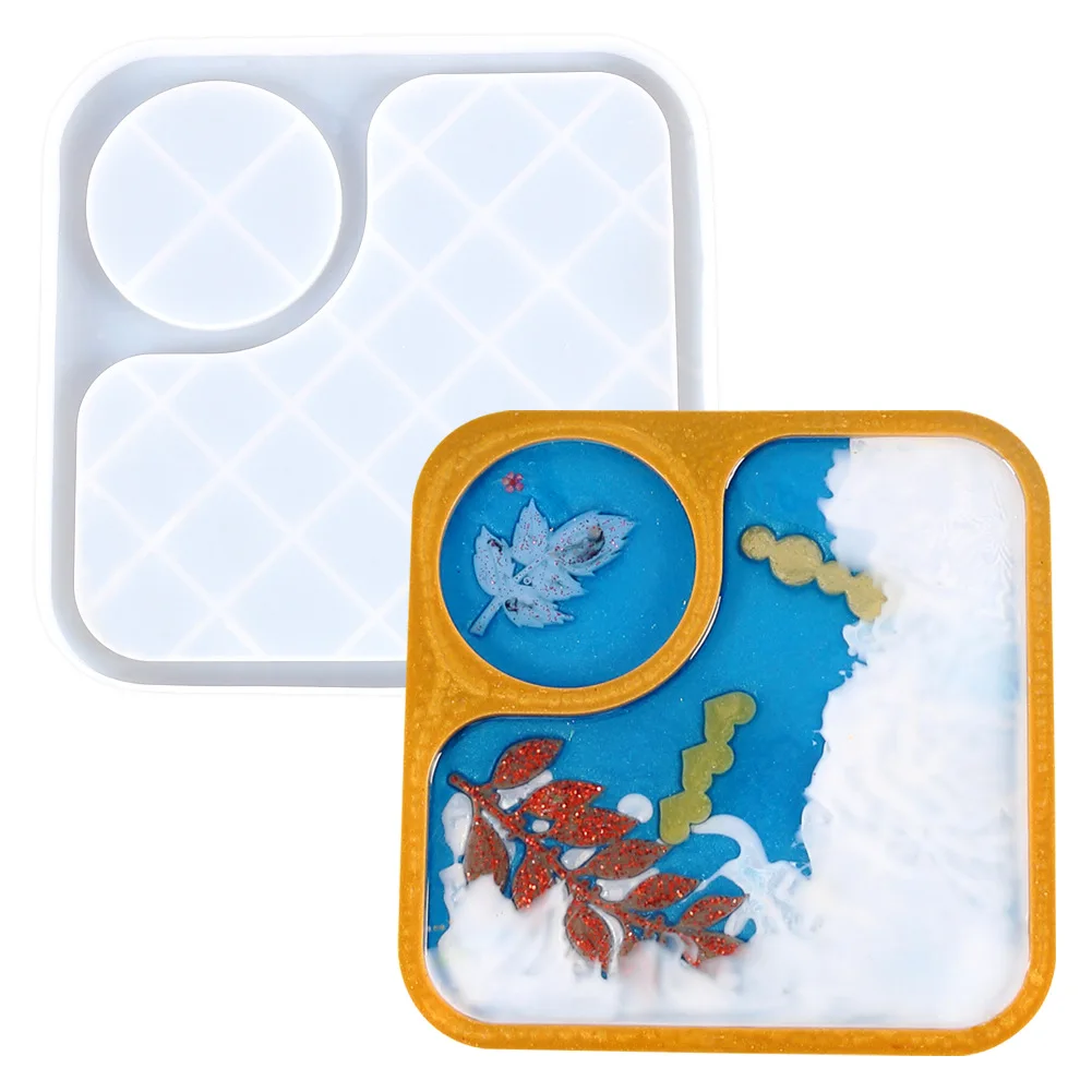 

Silicone Mold Tray Dinner Plate Decoration Mold Diy Special Craft Supplies for Table Home Decoration