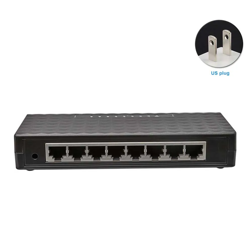 Настольный гигабитный неуправляемый сплиттер RJ45 полный дуплексный домашний