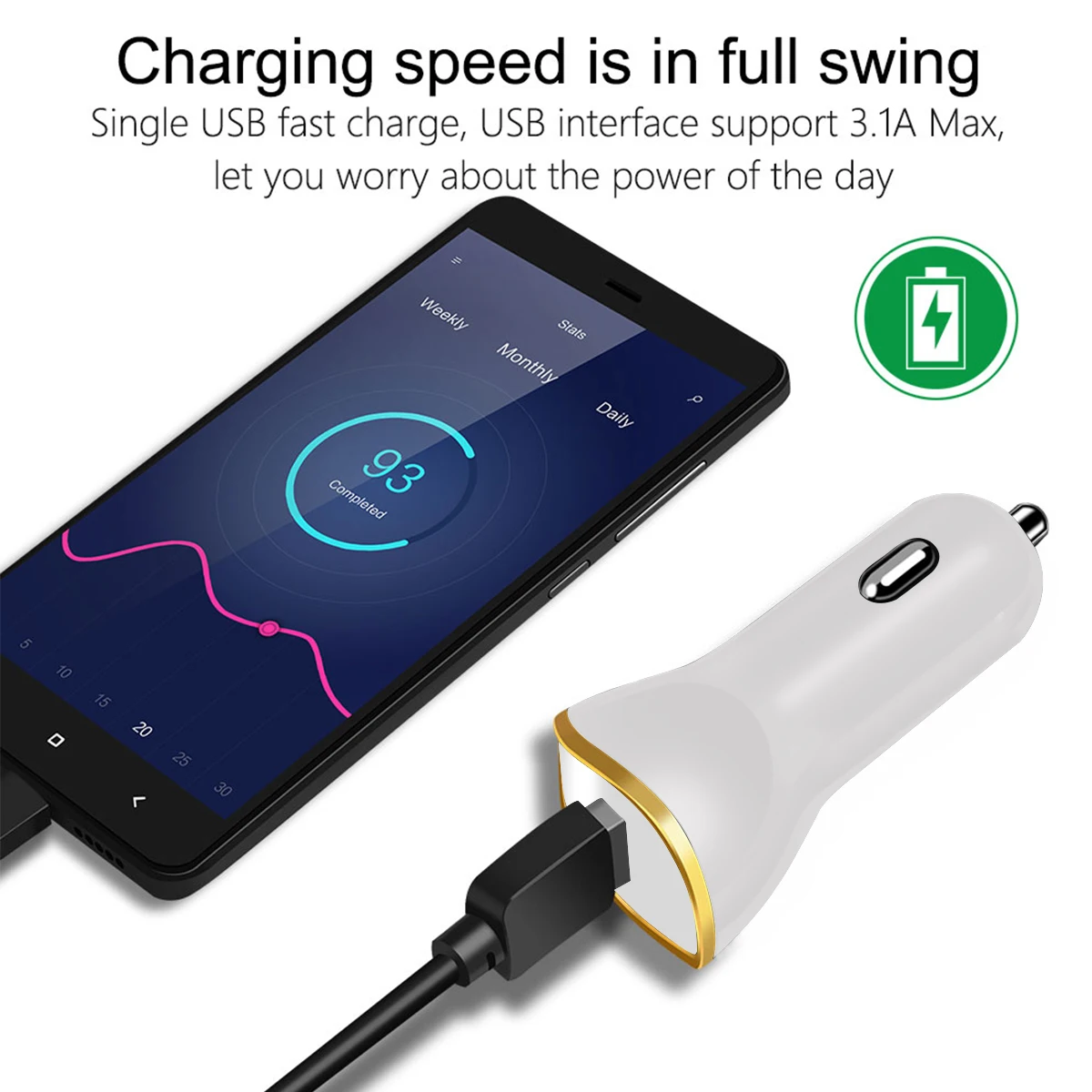 12 32v QC3.0 легкое и портативное автомобильное зарядное устройство 1 USB адаптер для