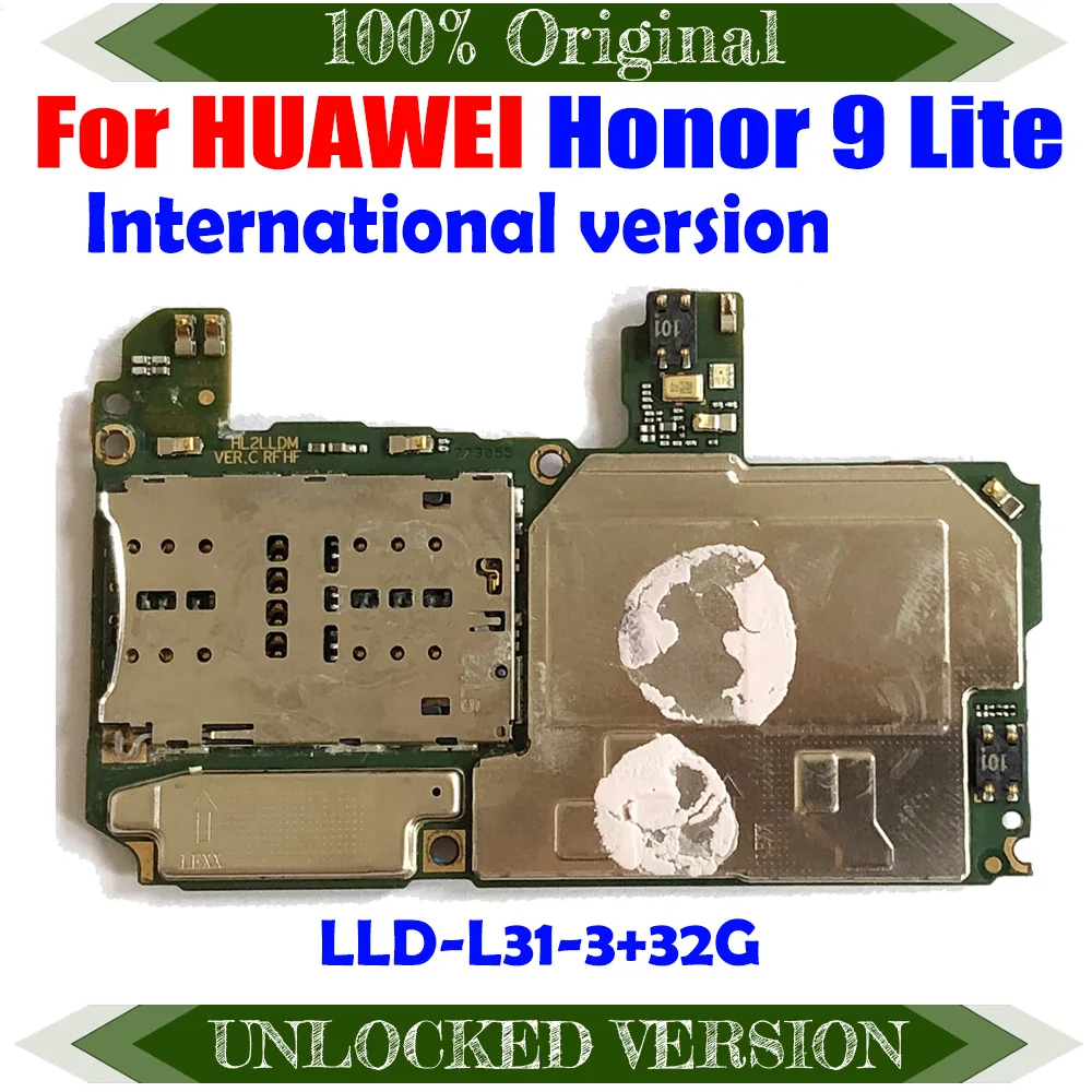 Для HUAWEI Honor 9 Lite материнская плата со всеми ЧИПАМИ разблокирована 32 ГБ для
