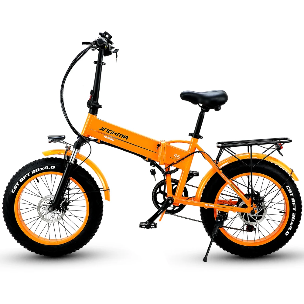 Preise R6 Faltendes Elektrisches Fahrrad 20 Zoll Ebike 500w 48v 12.8ah LG Hochwertige Lithiumbatterie Mountain Beach Ebike Fettreifen Ebike