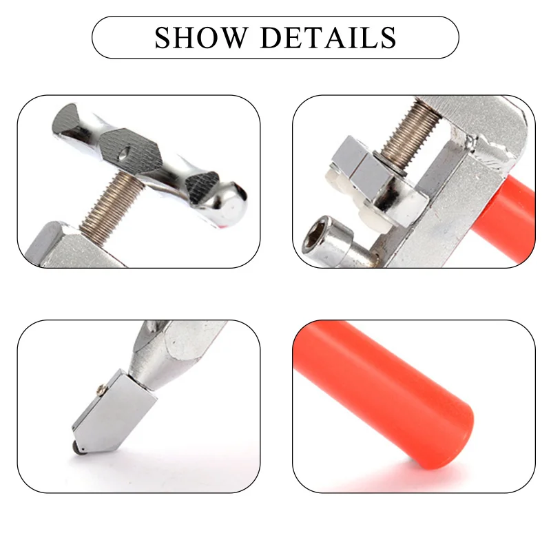 

Handheld Glass Cutter Household Ceramic Diamond Cut Tile Cutt Opener Mirror Quick Opening Wheel Divider Opener Construction Tool