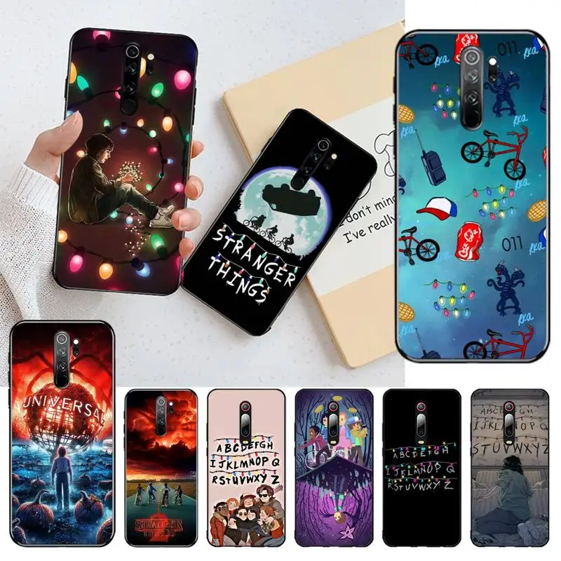 

CUTEWANAN Stranger Things Season 3 Soft Silicone Black Phone Case for Redmi Note 8 8A 8T 7 6 6A 5 5A 4 4X 4A Go Pro