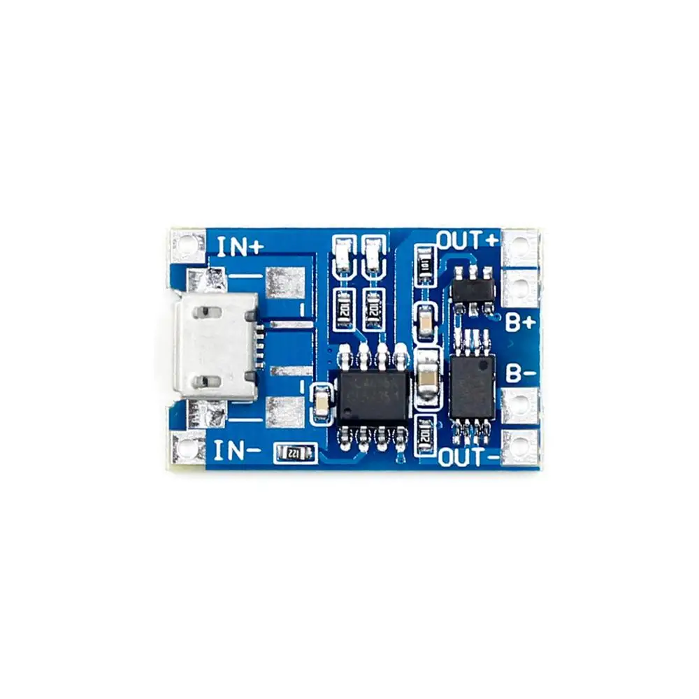 Зарядная плата TP4056 для литиевой батареи 5 В 1 А Micro USB 18650 модуль зарядного