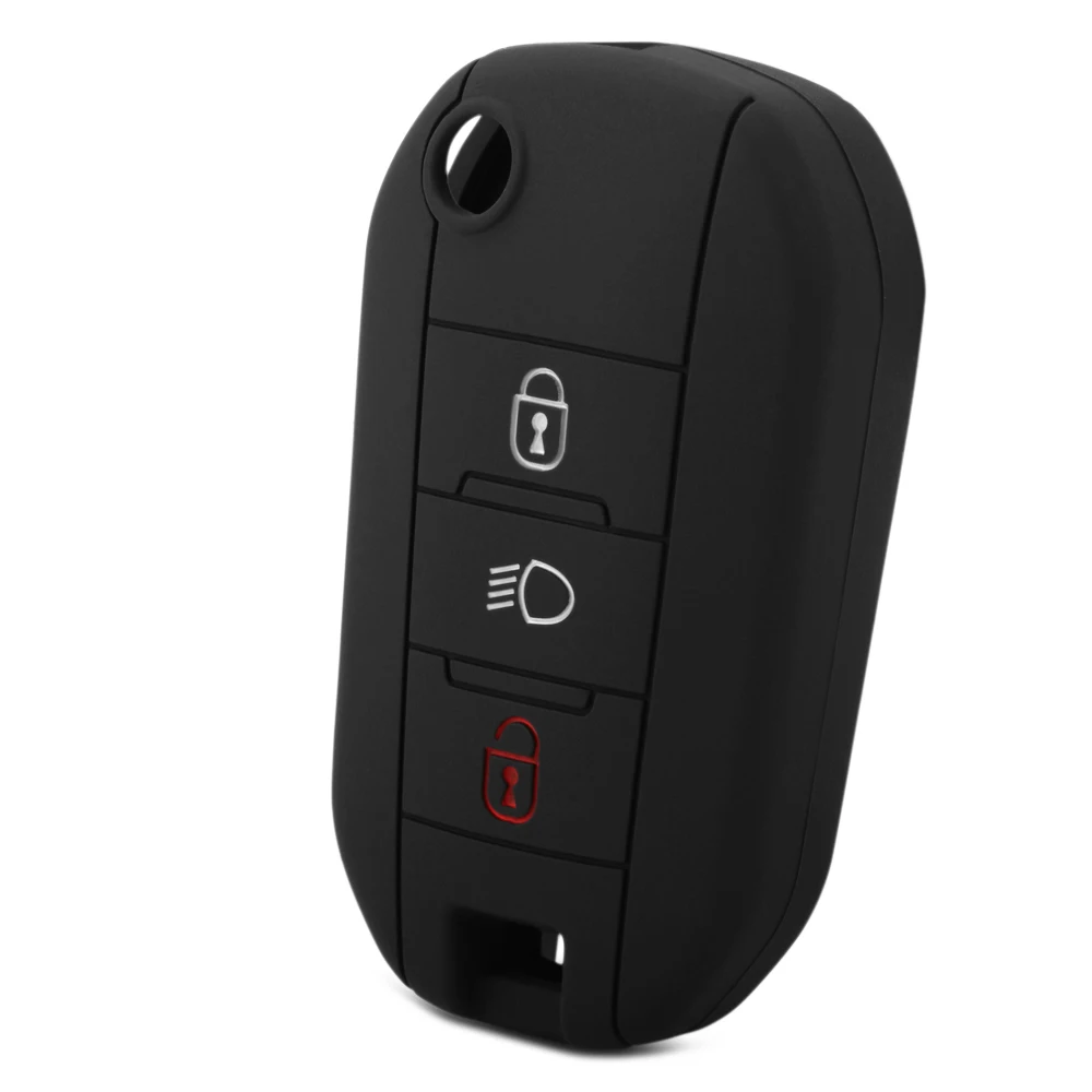 Мягкий силиконовый чехол для ключей от машины Citroen C4L CACTUS C5 C3 C6 C8 Picasso Xsara Peugeot 3008 308