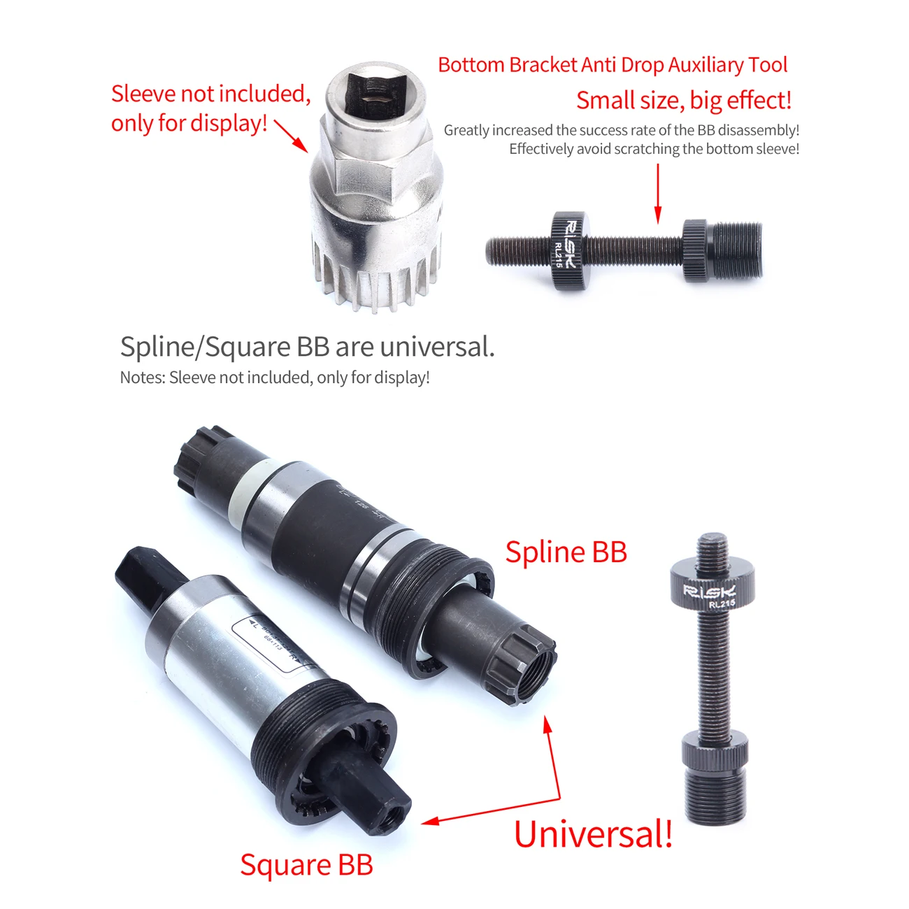 Риска каретки велосипеда удаления инструменты MTB дорожный велосипед квадратное