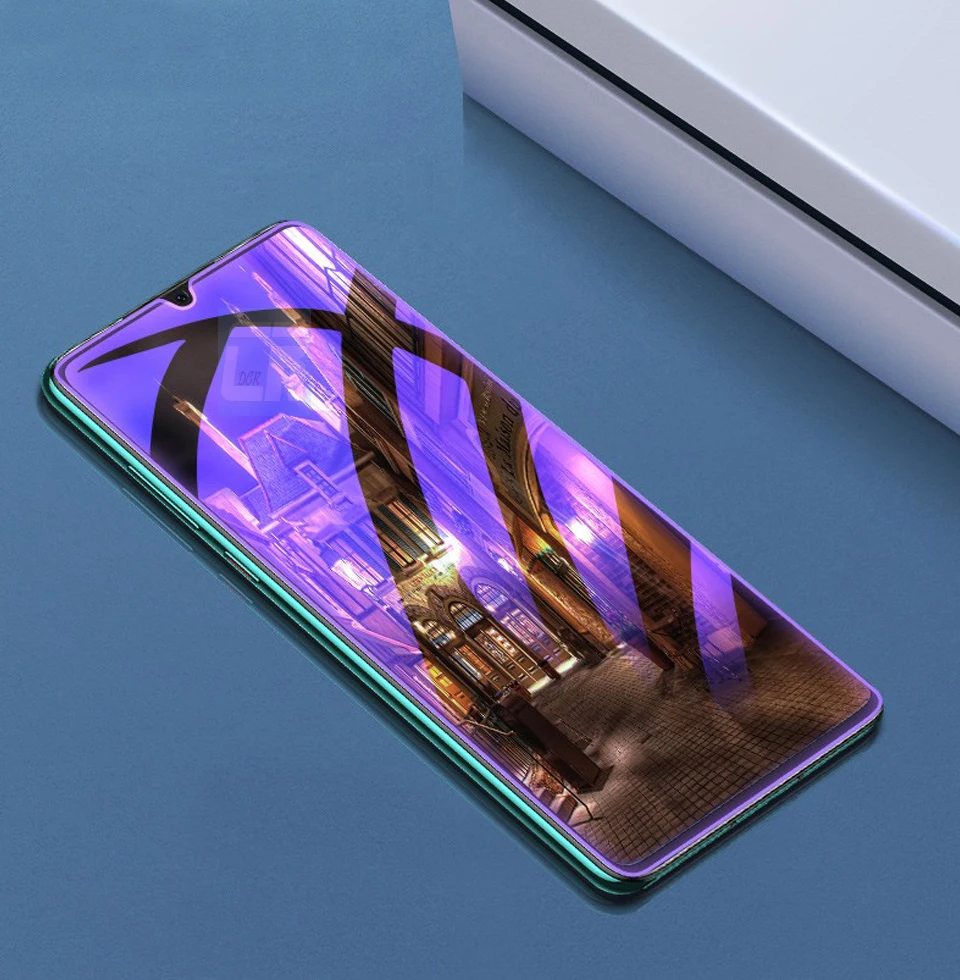 2PCS 2.5D Anti-blue Light Tempered Glass for Huawei P Smart Y5 Y6 Y9 P Smart Z Plus Nova 3 5 5i Pro Screen Protector Film