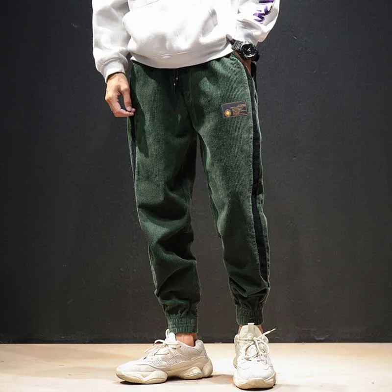 

Брюки мужские вельветовые, плотные деловые повседневные свободные штаны, бархатные, Осень-зима