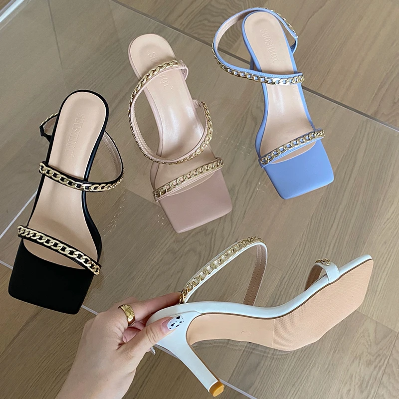 

Summer Women Sandals Shoes 2021 Female Flat With Fashion Woman Slides Female Shoes Fashion Sandals For Lady Summer High Heels
