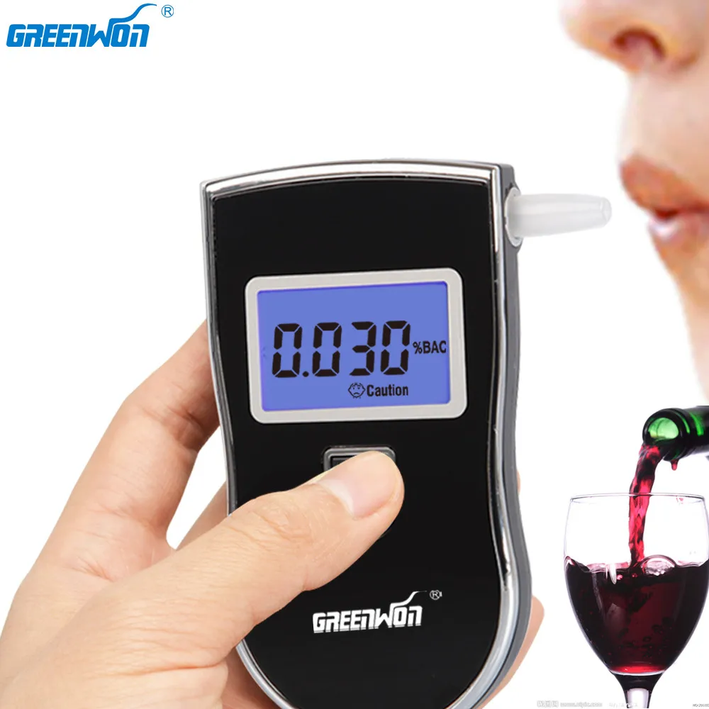 Алкотестер GREENWON профессиональный AT 818 алкоголь|professional alcohol tester|alcohol testerbreath tester |